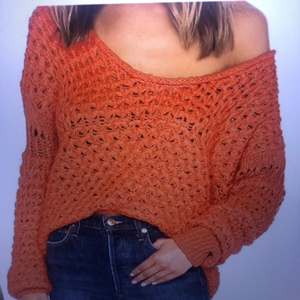 NWT Free People Crashing Waves Sweater Small